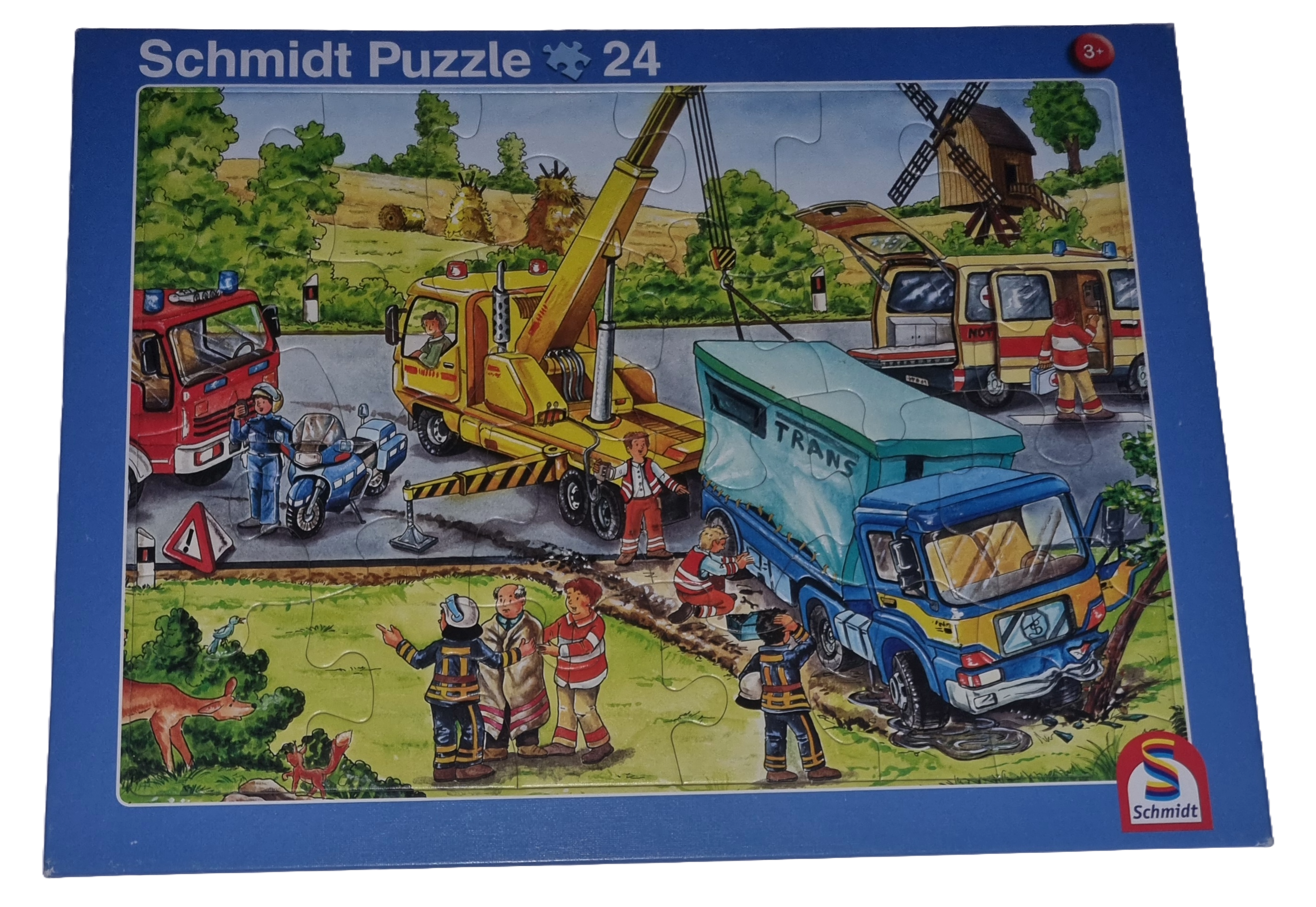 Schmidt Puzzle Feuerwehreinsatz 24 Teile 56769